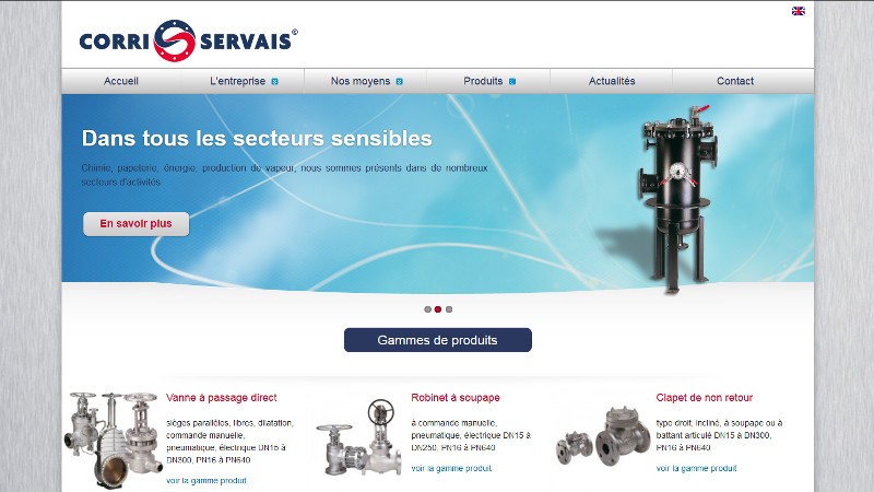 creation site web Corri-Servais