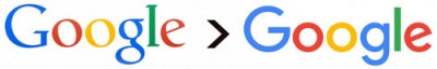l'évolution du logo de Google